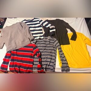 Boys M/L/10-12 LongSleeved Shirt Bundle (various brands)